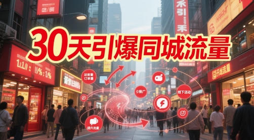 30天引爆同城流量：团购篇 认知篇 流量篇 来客篇 达人篇 老板人设IP篇 投流篇-非常互娱