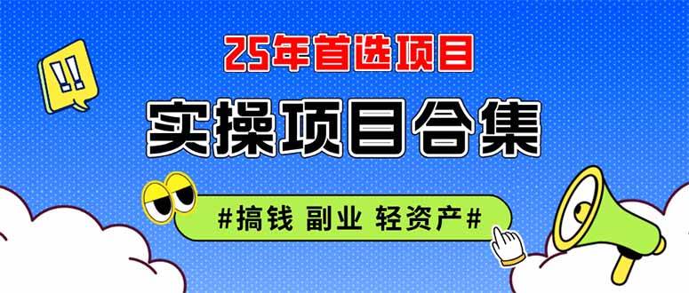 （14767期）2025实操项目合集 挂机类型 直播类型 轻资产创业类型 课程分享各项目介…-非常互娱