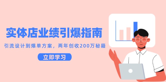 实体店业绩引爆指南，引流设计到爆单方案，两年创收200万秘籍-非常互娱