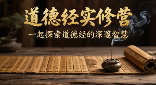 道德经实修营，一起探索道德经的深邃智慧-非常互娱